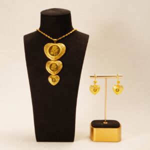 Classic Gold Plated Jewelry Set (2-PCS) DJ058