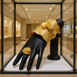 Classic Gold Plated Jewelry Set (2-PCS Bracelets&Rings) DJ170