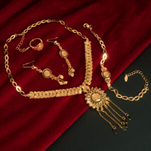Classic Gold Plated Jewelry Set (4-PCS) DJ049