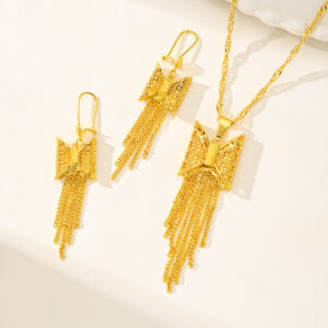 Classic Gold Plated Jewelry Set (2-PCS) DJ070