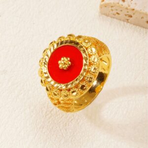 Minimalist Gold Plated Ring DJ128