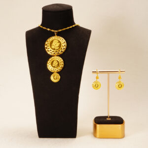 Classic Gold Plated Jewelry Set (2-PCS) DJ057
