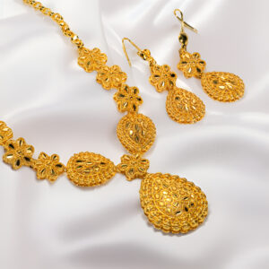 Classic Gold Plated Jewelry Set (2-PCS) DJ001