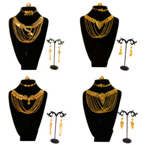 Classic Gold Plated Jewelry Set (4-PCS) DJ027