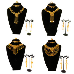 Classic Gold Plated Jewelry Set (4-PCS) DJ039
