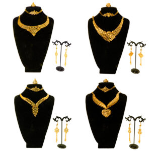 Classic Gold Plated Jewelry Set (4-PCS) DJ043