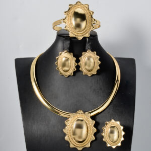 Classic Gold Plated Jewelry Set (4-PCS) DJ203