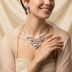 High-Glow 3A Zirconia Jewelry Set (2-PCS: Necklace & Earrings) GS0444