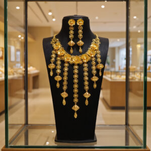 Classic Gold Plated Jewelry Set (2-PCS) DJ211