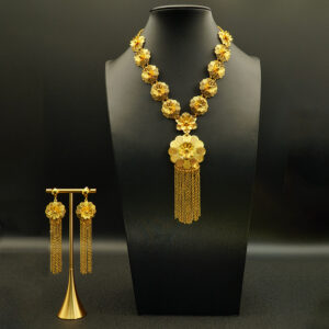 Classic Gold Plated Jewelry Set (2-PCS) DJ171