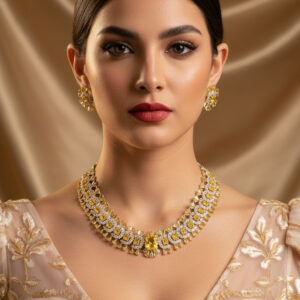 High-Glow 3A Zirconia Jewelry Set (2-PCS: Necklace & Earrings) GS0156