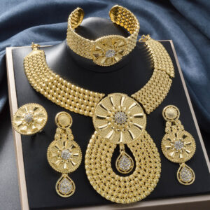 Classic Gold Plated Jewelry Set (4-PCS) DJ201