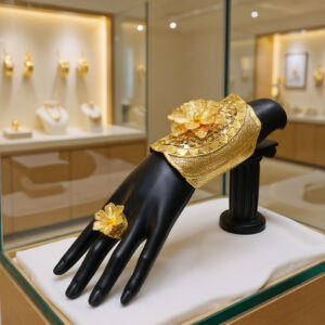 Classic Gold Plated Jewelry Set (2-PCS Bracelets&Rings) DJ164