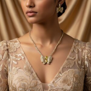 High-Glow 3A Zirconia Jewelry Set (2-PCS: Necklace & Earrings) GS0054