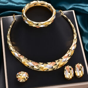 Classic Gold Plated Jewelry Set (4-PCS) DJ185